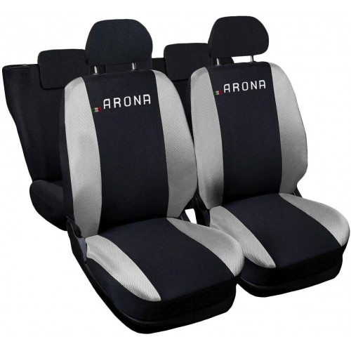 Coprisedili Seat Arona Bicolore - Nero / Grigio Chiaro